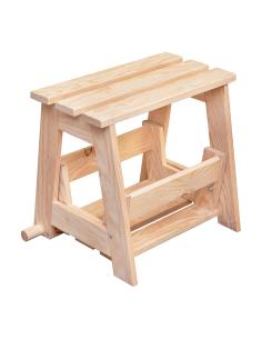 Escalera taburete de madera, 2 peldaños. astigarraga 8422341499435 75239 ASTIGARRAGA 2