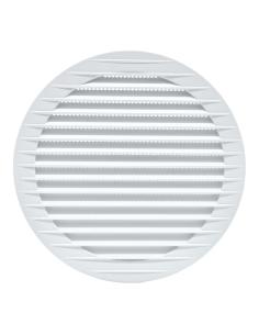 Rejilla ventilación redonda empotrable con mosquitera ø150mm abs blanca 8425998877212 87721 EDM