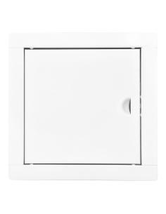 Tapa de registro empotrable cuadrada de acero blanco 20x20cm 8425998877496 87749 EDM