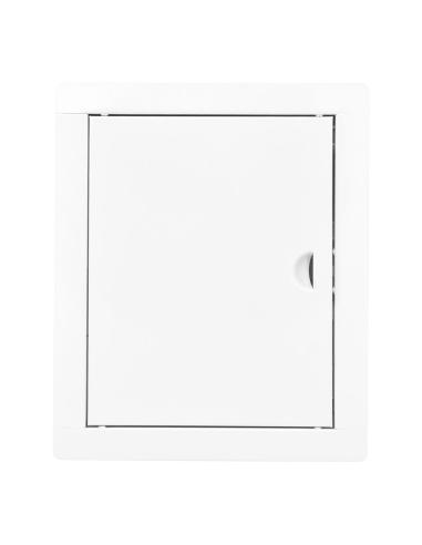 Tapa de registro rectangular empotrable acero blanco 20x25cm 8425998877502 87750 EDM