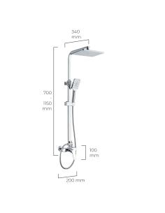Conjunto de ducha serie altea edm 8425998011449 01144 EDM 2
