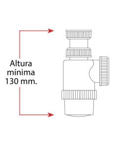 Mini sifon de botella extensible 1" 1/2" 8425998015942 01594 MIRTAK 2