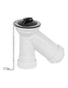 Sifon "y" 1" 1/2" completo. con tapon y cadena 8425998015959 01595 MIRTAK