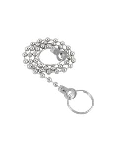 Cadena de bolas cromada de lavabo 25cm (envasado) 8425998016918 01691 EDM
