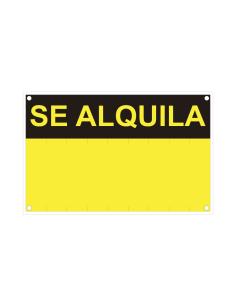Rotulo "se alquila" (pvc 0.4mm) 45x70cm normaluz 8422838032664 08875 NORMALUZ