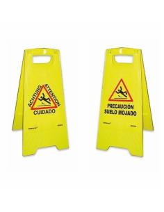 Panel amarillo precaucion suelo mojado 62cm al. normaluz 8426583909639 09042 NMZ