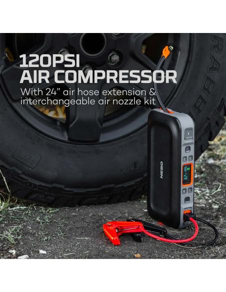 Arrancador + compresor de aire assist air jump starter. nebo 5060945230684 36824 NEBO