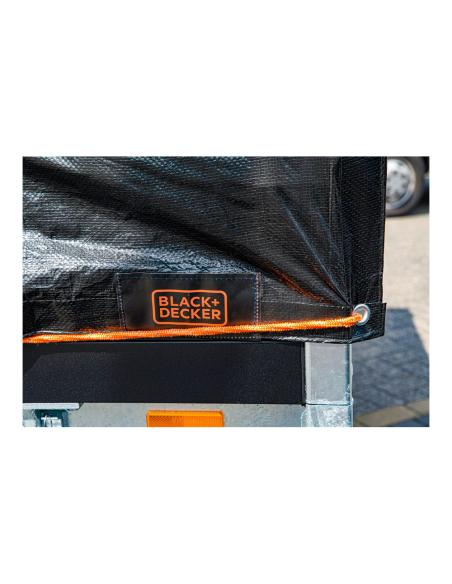 Lona negra para remolque, medidas: 2x3m. black+decker 8711252235929 73575 BLACK+DECKER