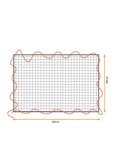 Red de carga elastica, 2x3m, mallado 10x10cm. black+decker 8711252235868 73577 BLACK+DECKER