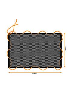 Red de carga elastica, medida:2x3m, con 14 ojales. black+decker 8711252235844 73579 BLACK+DECKER