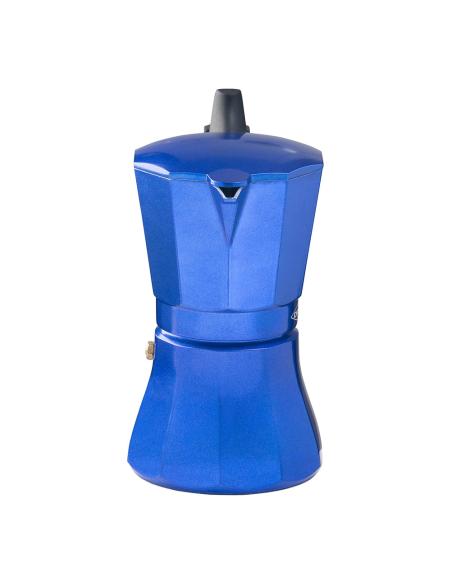 Cafetera de aluminio de 9 tazas mod: "petra" color azul oroley 8413956952477 78673 OROLEY