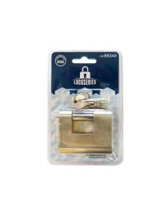 Candado de laton reforzado de seguridad 60,5x53x25,5mm blister edm 8425998852400 85240 EDM 2