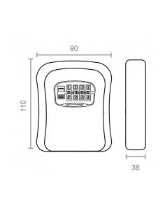 Cofre guarda llaves cbo704b abus 4003318399619 86022 ABUS 2