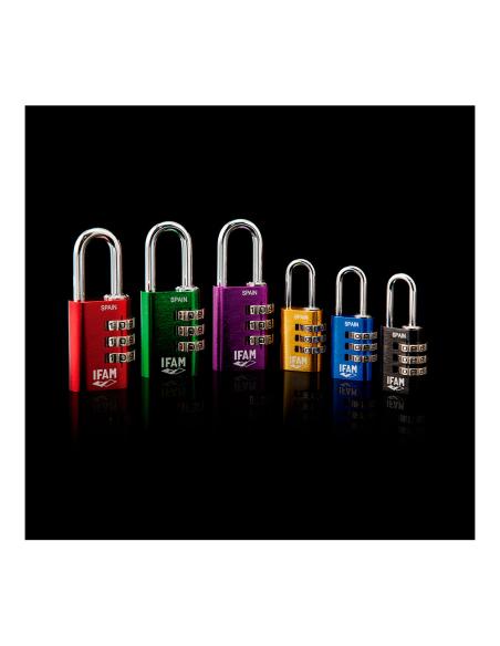 Candado col combi30 amarillo 30mm. arco ø5mm. con combinación. ifam 8420078432169 87657 IFAM
