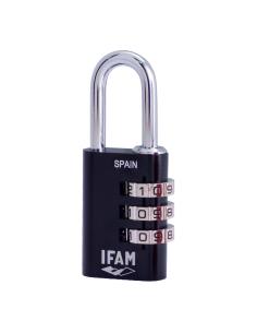 Candado col combi30 negro 30mm. arco ø5mm. con combinación. ifam 8420078431230 87659 IFAM