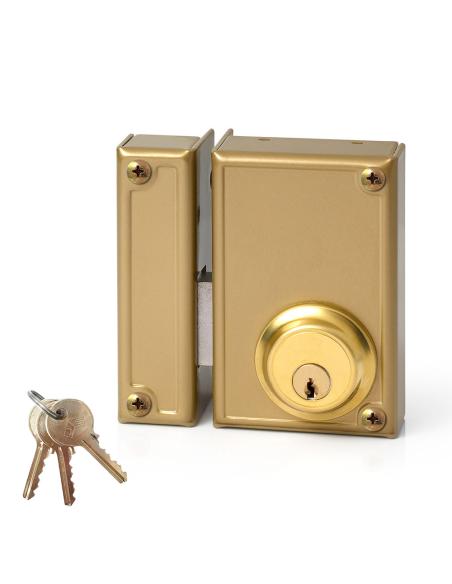 Cerradura de sobreponer solo llave. izquierda jis 33-7i jis 8422463033722 88566 JIS