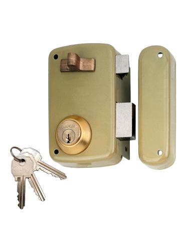 Cerradura sobreponer con cilindro 5056a entrada 60mm. mano derecha 95056ahe60d lince 8422221324000 88623 LINCE