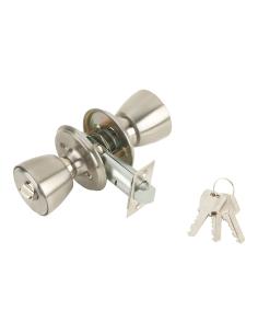 Cerradura con pomo para puerta de entrada 501b-4-4-70 mcm  88736 MCM