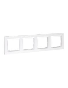 Marco 4 elementos blanco serie 10. 8412852965642 65315 SIMON 2