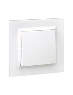 Conmutador cruce blanco con marco 8412852965734 65318 SIMON 2