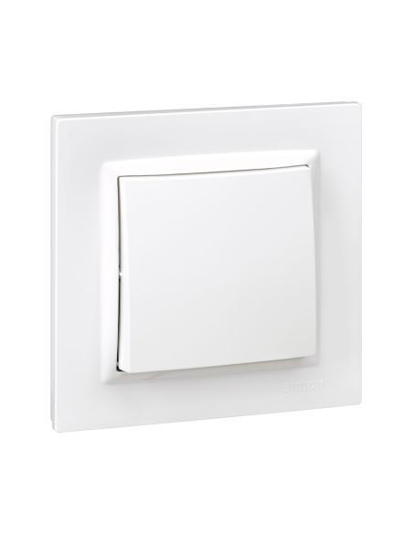 Conmutador cruce blanco con marco 8412852965734 65318 SIMON