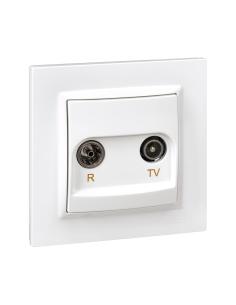 Toma televisión final blanco con marco 8412852965949 65327 SIMON 2