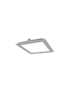 DOWNLIGHT LED 4W PLATA 3000ºK CUADRADO
