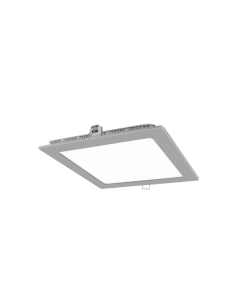 DOWNLIGHT LED 13W PLATA 3000ºK CUADRADO