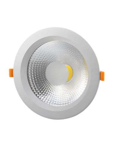 DOWNLIGHT LED COB 25W PLATA 3200ºK