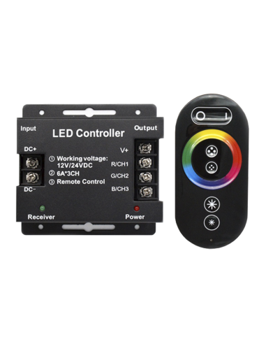 CONTROLADOR TÁCTIL + MANDO RF