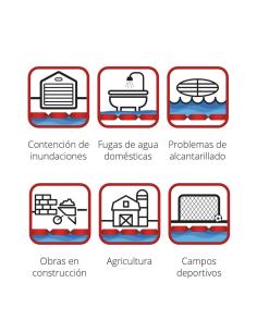 Saco anti-inundaciones hydrosnake 5060286080016 90808 DIGEBIS 2