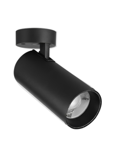 ARO SUPERFICIE GU10 PALM NEGRO BASCULANTE