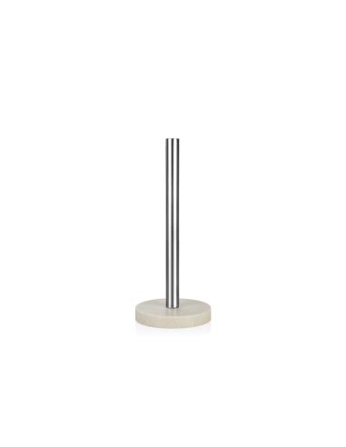 Portarrollo, inox con base de resina beige, ø 13,5 x 33 cm 8435304850327 77944 ANDREA HOUSE
