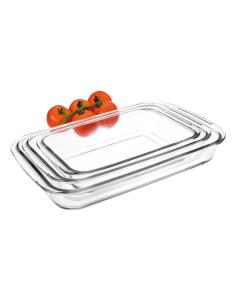 Conjunto de 3 fuentes de horno rectangulares 8411922085457 78280 IBILI