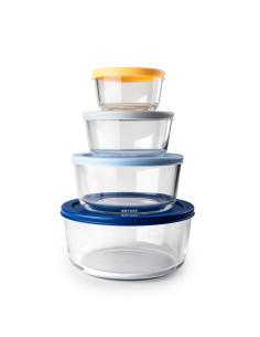 Conjunto de 4 tuppers redondos 8411922470796 78285 IBILI