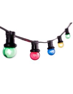 Guirnalda 30 portalámparas 2000 w 50-60 hz 220-240 v e27 ip44 30 m 4751029898456 72722 THORGEON 2