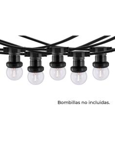 Guirnalda 40 portalámparas 2000 w 50-60 hz 220-240 v e27 ip44 20 m 4751029894564 72723 THORGEON