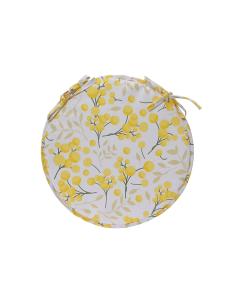 Cojín redondo poliéster estampado, exterior ø39 x 4 cm 8720725437920 05129 DECORIS