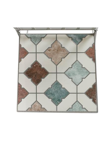 Silla plegable de bistró mosaico 38 x 50 x 89 cm 8720725098831 70093 BASICS