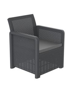 Conjunto jardín 2 sillones+1 mesa nassau, antracita 8410474555234 77928 SHAF 2