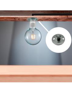 Soporte con espiga, ap15, acero zincado, 26 mm. 2 unidades 8425998860740 86074 EDM 2