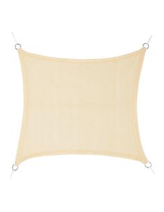 Toldo vela cuadrado beige 3,6 x 3,6 m 8431978451136 73176 FAURA