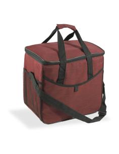 Nevera diseño tejana con asas, color granate, 21 l 8421531011662 73189 HIDALGO