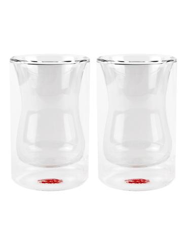 Vaso de doble pared palermo, resistentes a golpes y temperaturas 200 ml, 2 uds 8413956952651 78777 OROLEY