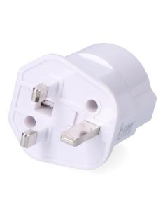 Clavija transformación ingles-eu, blanca, 70 x 50 mm (retractilado) 8435151010295 40210 F-LINE 2