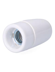 Portalámparas cerámico vintage e14, 60 w 250 v, blanco, ø35 x 60 mm (retractilado) 8435151076413 44083 F-LINE