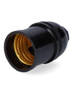 Portalámparas corriente e27 negro (retractilado) 8435151012374 44113 F-LINE