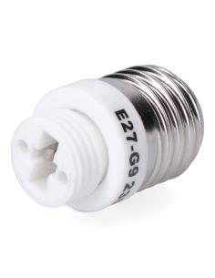 Convertidor de e27 a g9, 2 a 230 v, blanco , ø29 x 50 mm (retractilado) 8435151054138 44122 F-LINE