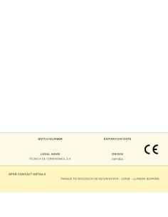 Regleta ciega transparente 25 mm² 8429784017240 63164 TEKOX 2