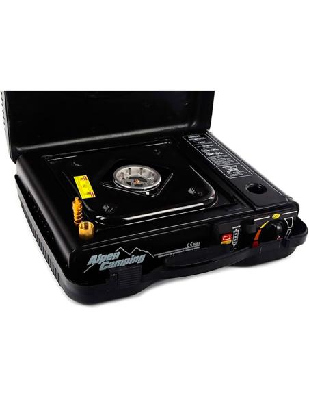 Cocina portatil compacta tyrol 1 fuego 5903240385010 73644 ALPEN CAMPING